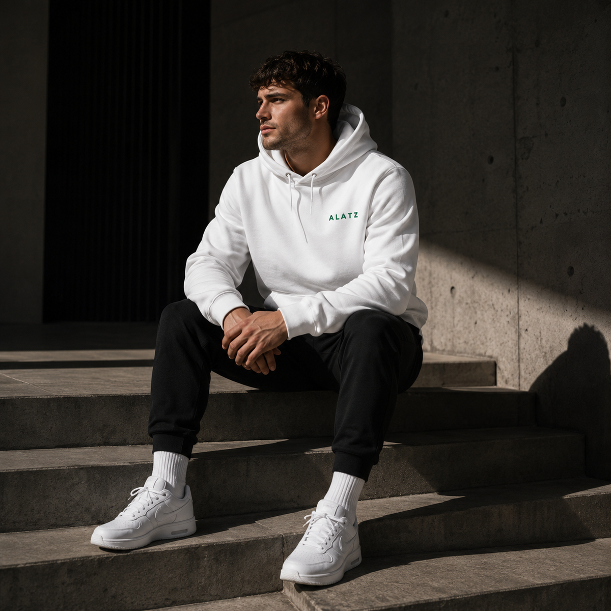 ALATZ Classic Hoodie - White